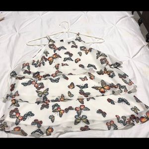 Butterfly detail blouse